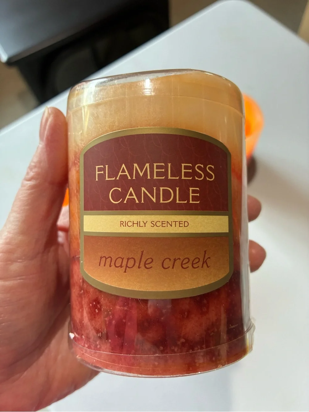 Flameless Scented Candle Set of 3 - Picture 3 of 9